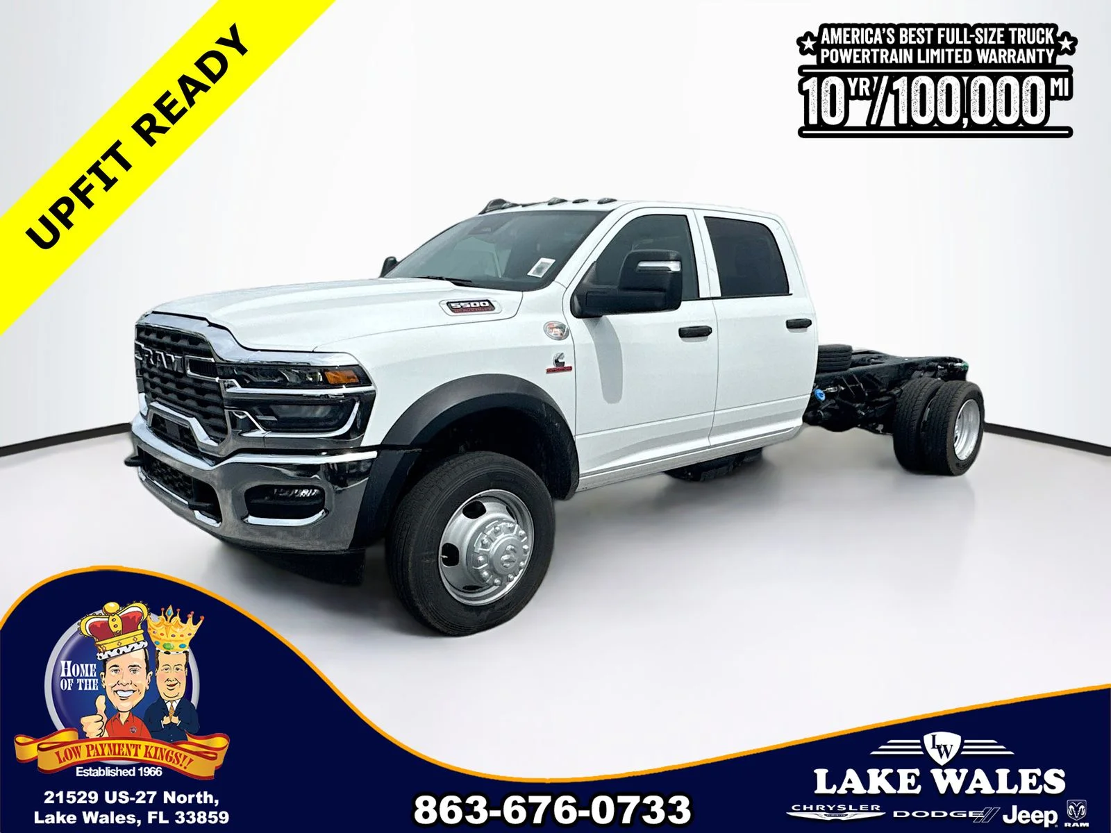 New 2026 Bright White Clear-Coat Exterior Paint RAM TRADESMAN image 2