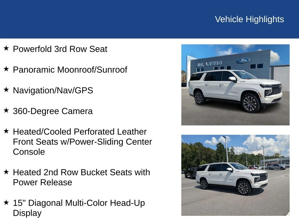 Used 2025 Iridescent Pearl Tricoat Chevrolet High Country image 34