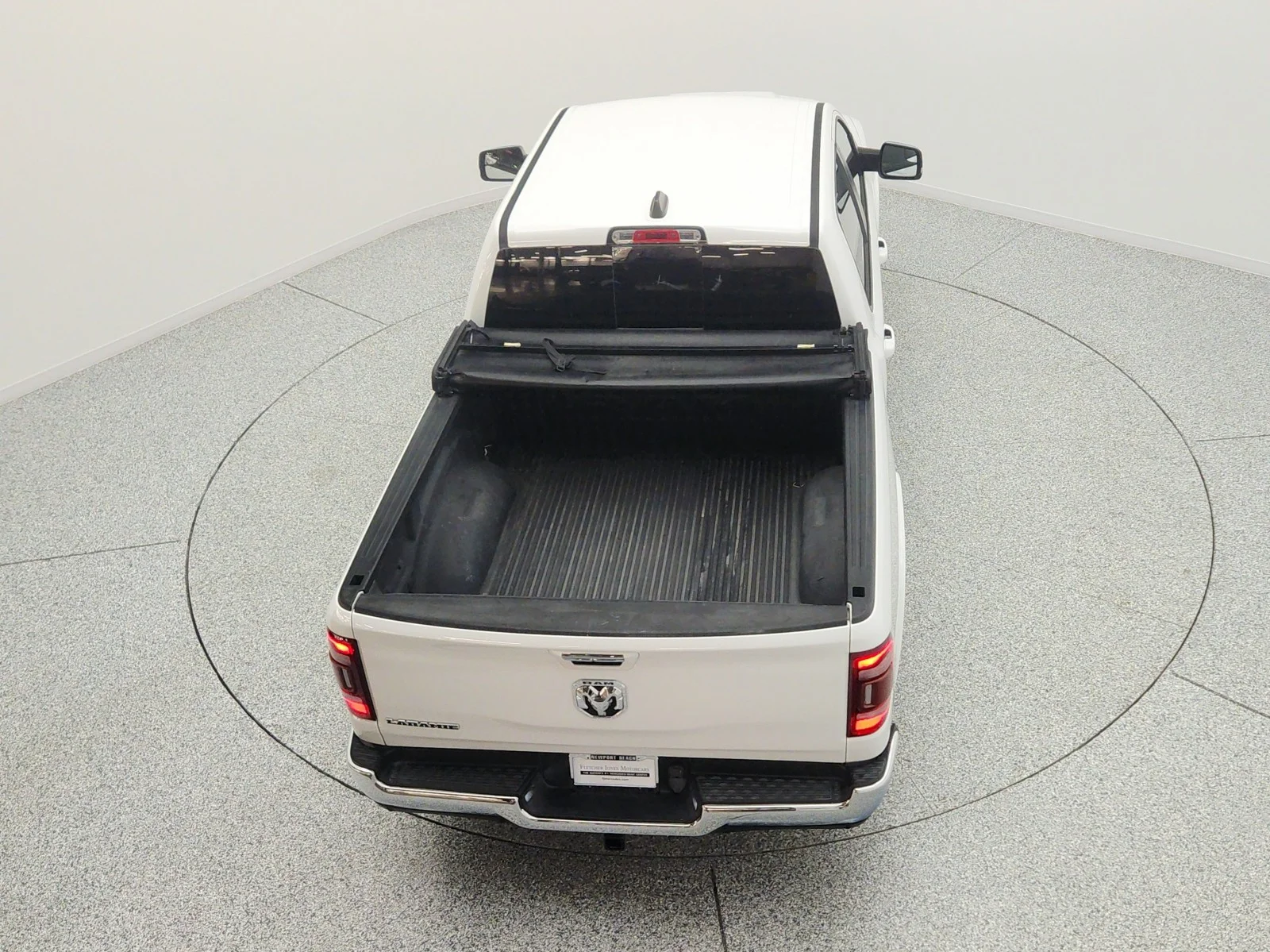 Used 2019 Ivory White Tri-Coat Pearlcoat Ram Laramie 4x2 Crew Cab 5