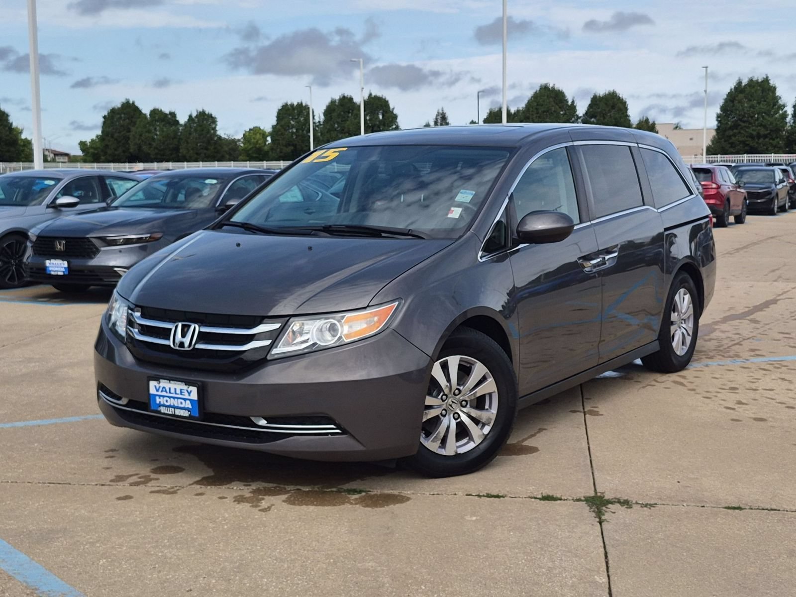 Used 2015 Honda Odyssey EX-L with VIN 5FNRL5H66FB092505 for sale in Aurora, IL