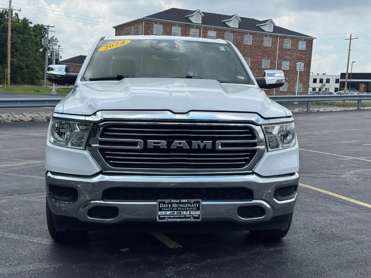 Used 2024 Bright White Clear Coat Ram Laramie image 10