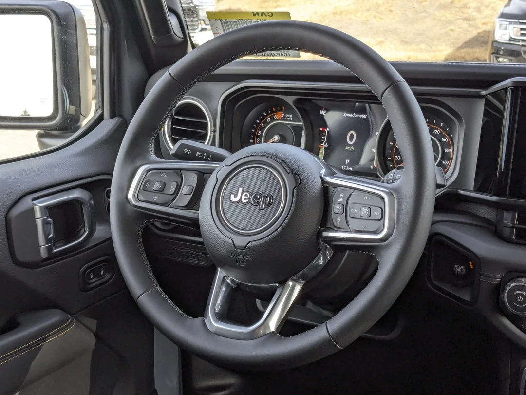 New 2026 Dark blue Jeep Sahara - - 4x4 - McKinley Leather - Body-Color Top - Alpine Audio - Remote Start & More! image 15