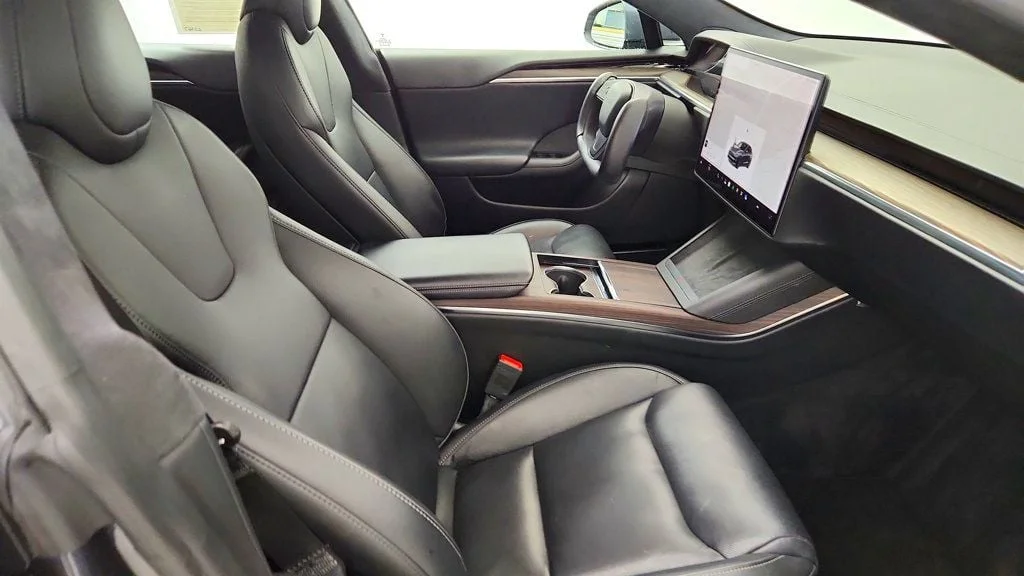 Used 2021 Midnight Silver Metallic Tesla Plaid AWD w/ 21