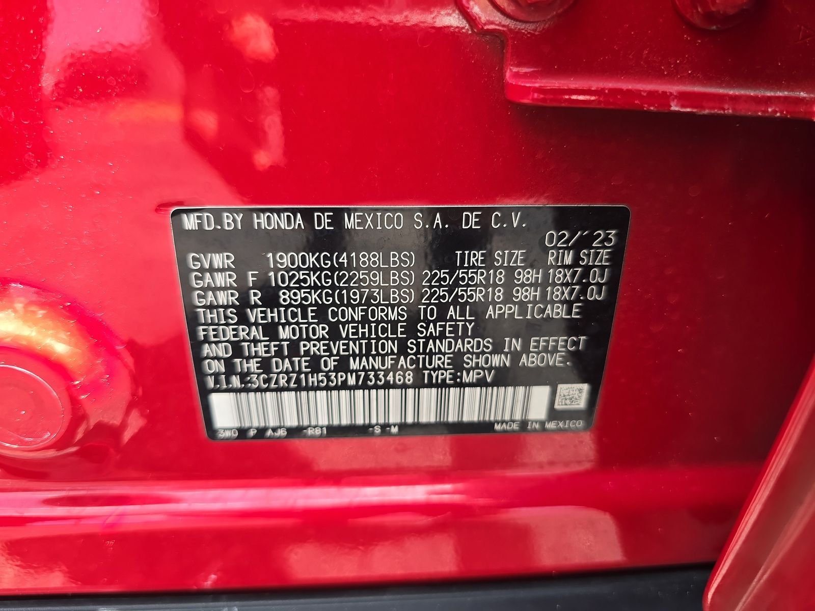 Certified Used 2023 Milano Red Honda Sport image 29