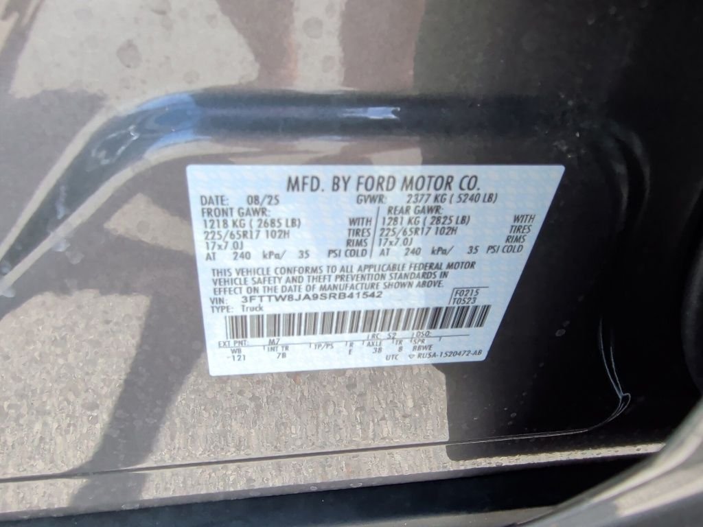 New 2025 Carbonized Gray Metallic Ford XLT image 42