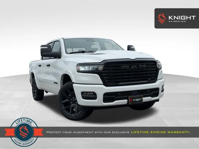 New 2026 Bright White Clear-Coat Exterior Paint RAM Laramie image 1