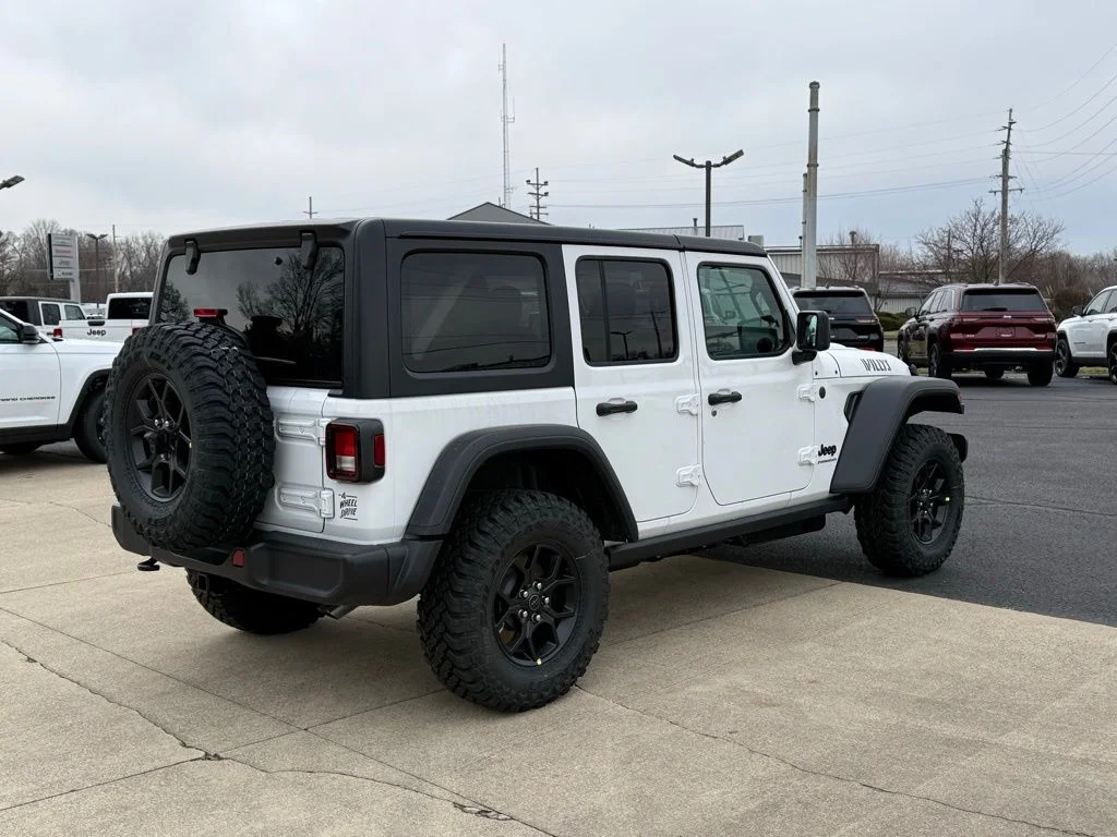 New 2026 Bright White Clear-Coat Exterior Paint Jeep Willys image 7