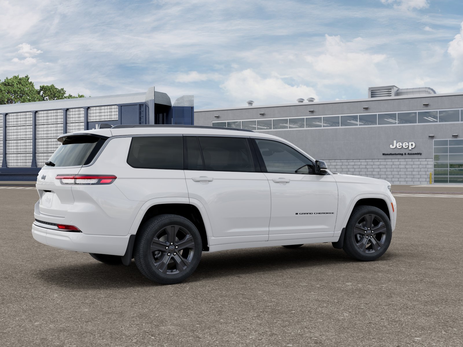 New 2027 Bright White Clear-Coat Paint Jeep Limited image 2