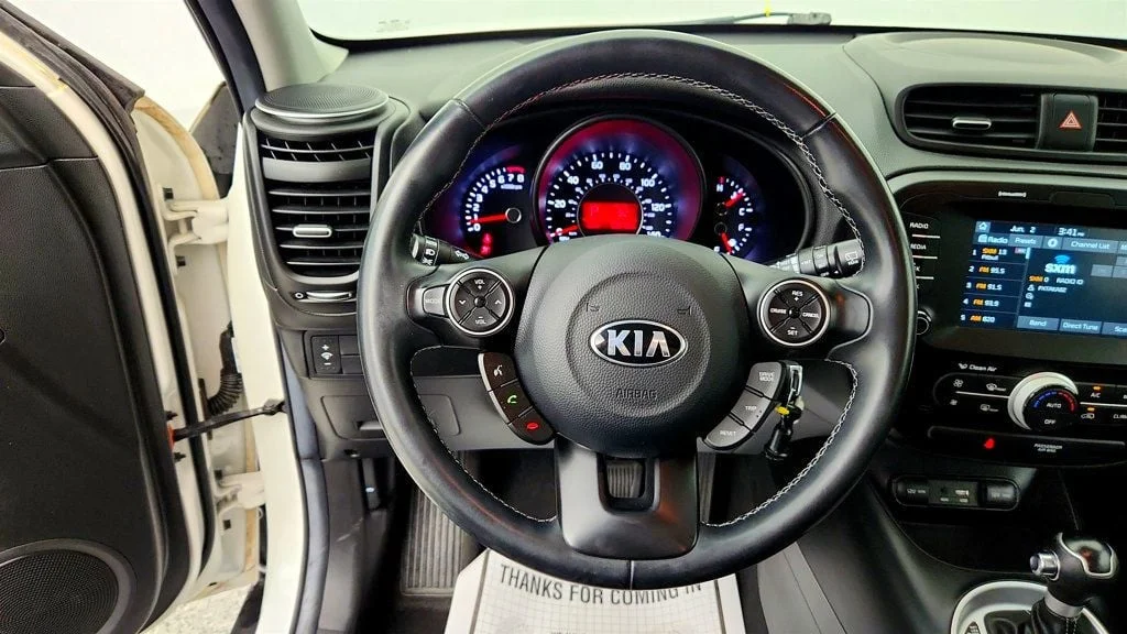 Used 2019 Clear White/Red Roof Kia + Automatic w/ Designer Pkg image 13