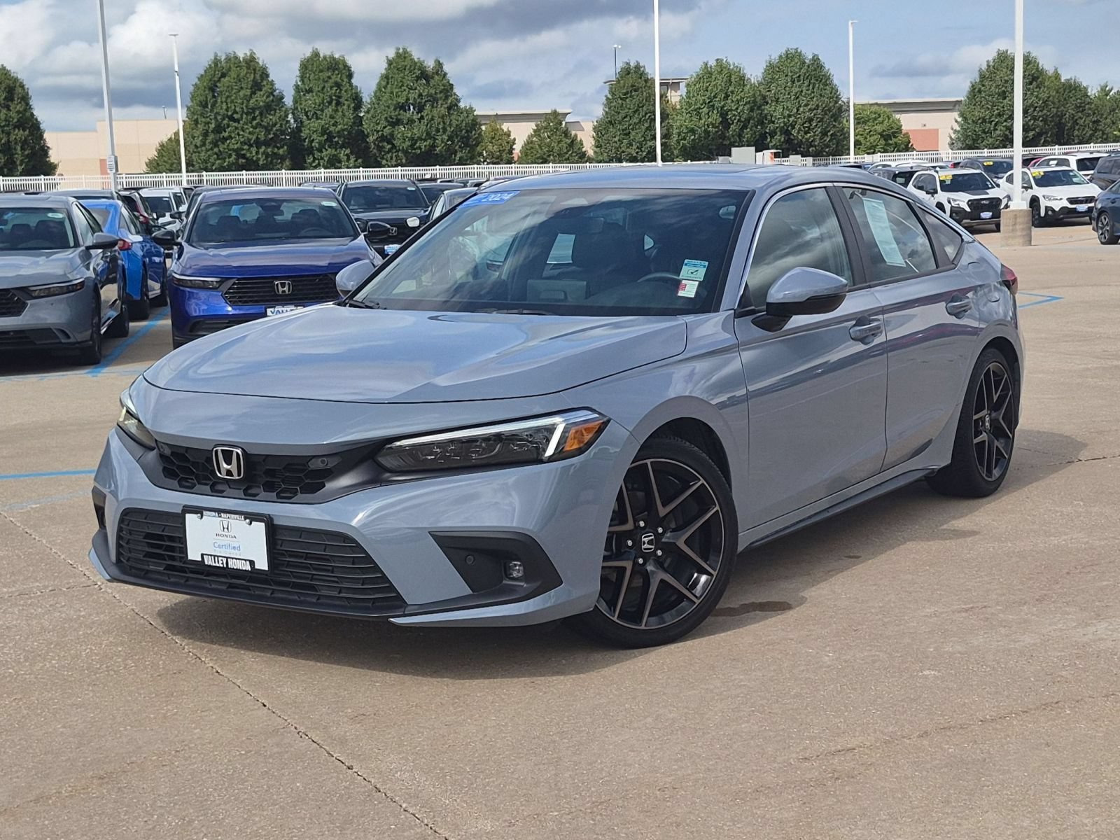 Certified Used 2024 Sonic Gray Pearl Honda Sport Touring Hatchback image 2