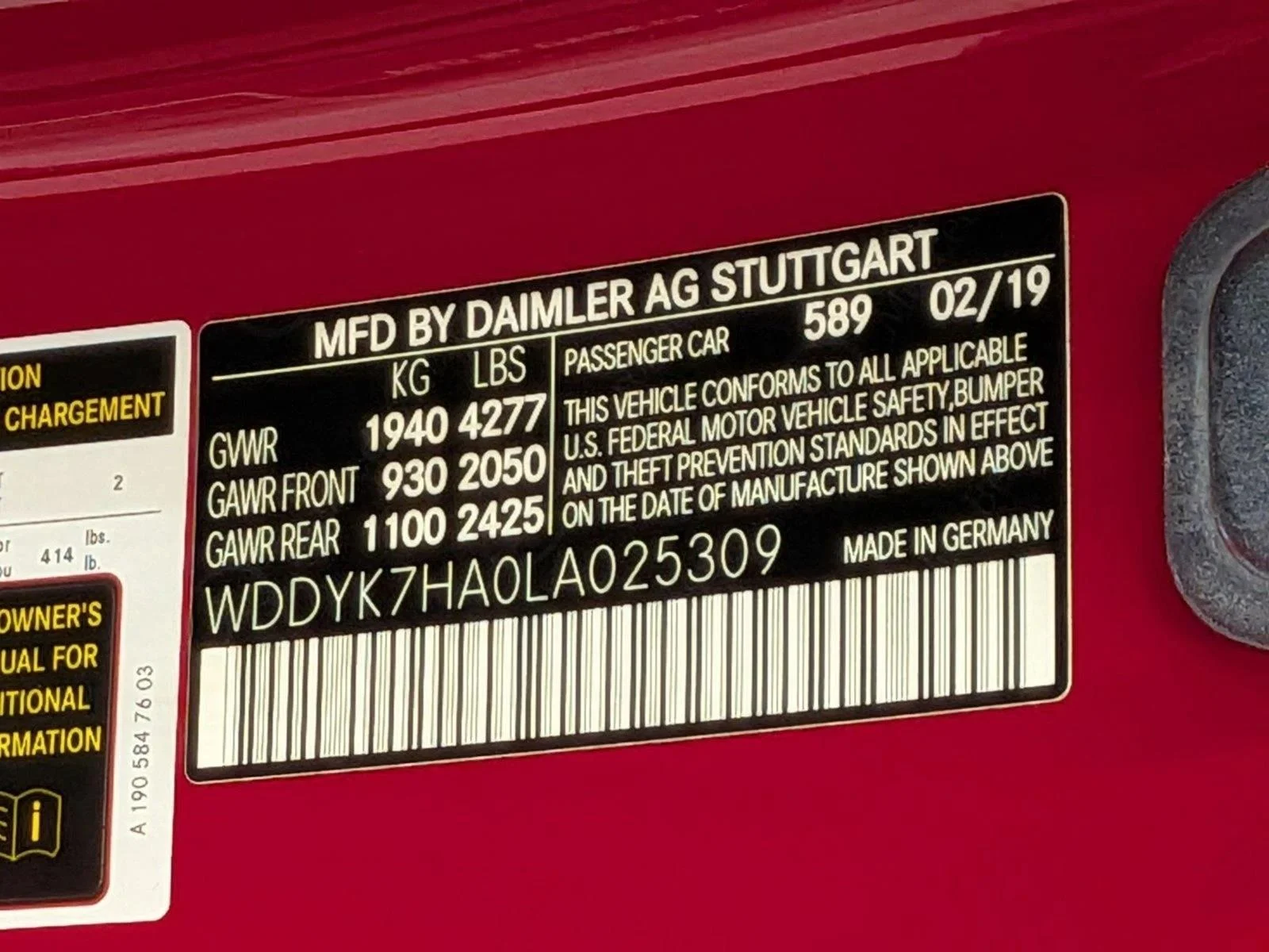 Used 2020 Jupiter Red Mercedes-Benz AMG® GT image 22
