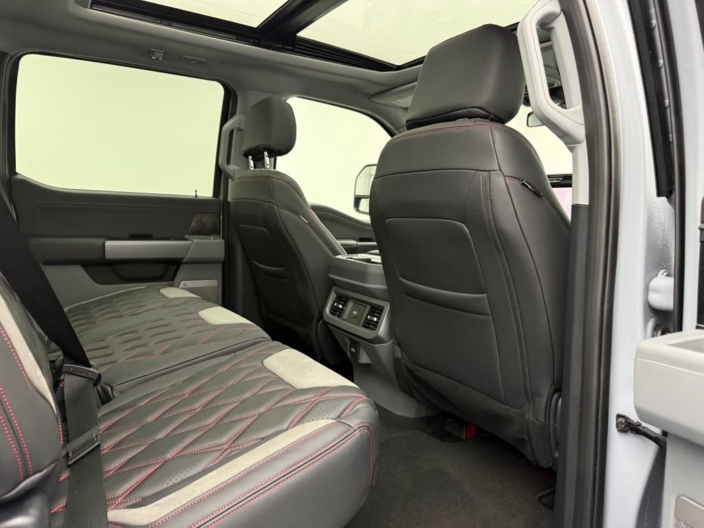 New 2026 Matte Glacier Gray Ford XLT Black Widow Lifted Truck image 41