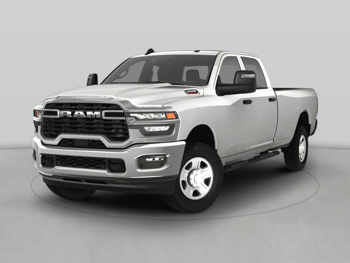 New 2026 Bright White Clear-Coat Exterior Paint RAM Laramie image 16