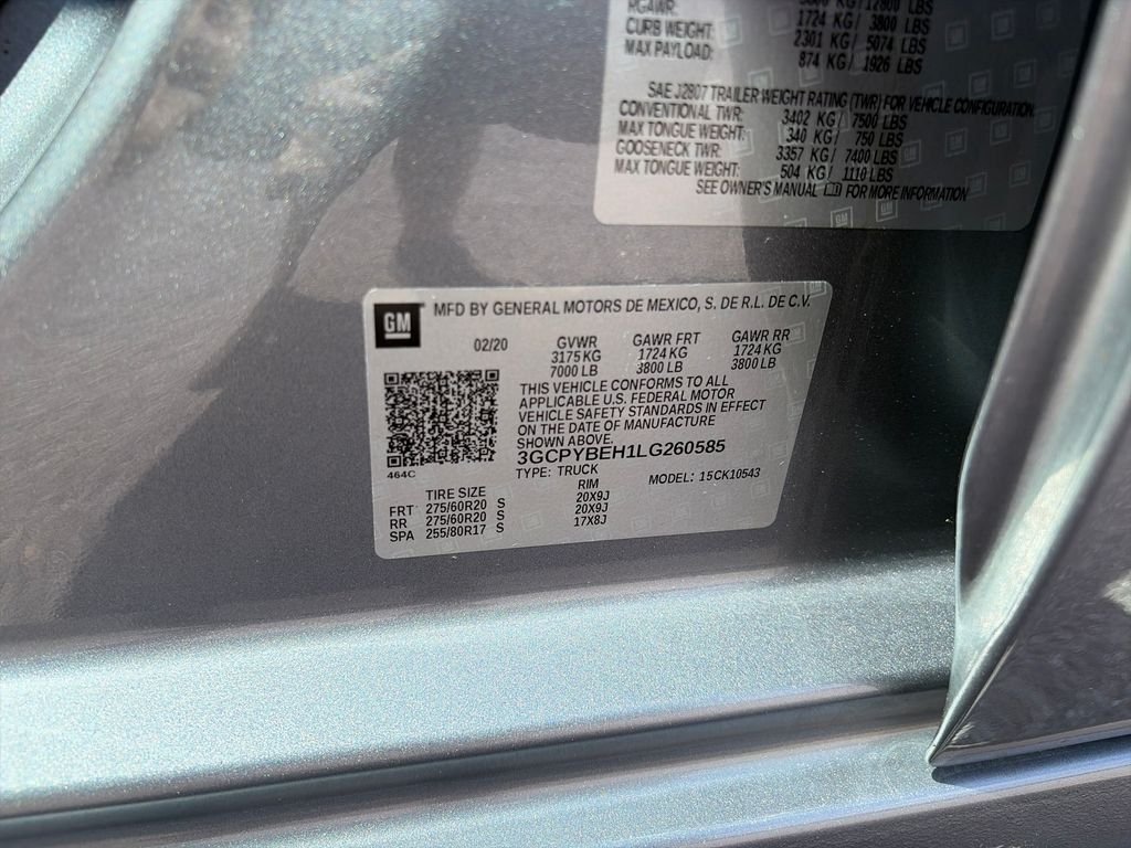 Used 2020 Gray Chevrolet Custom image 29