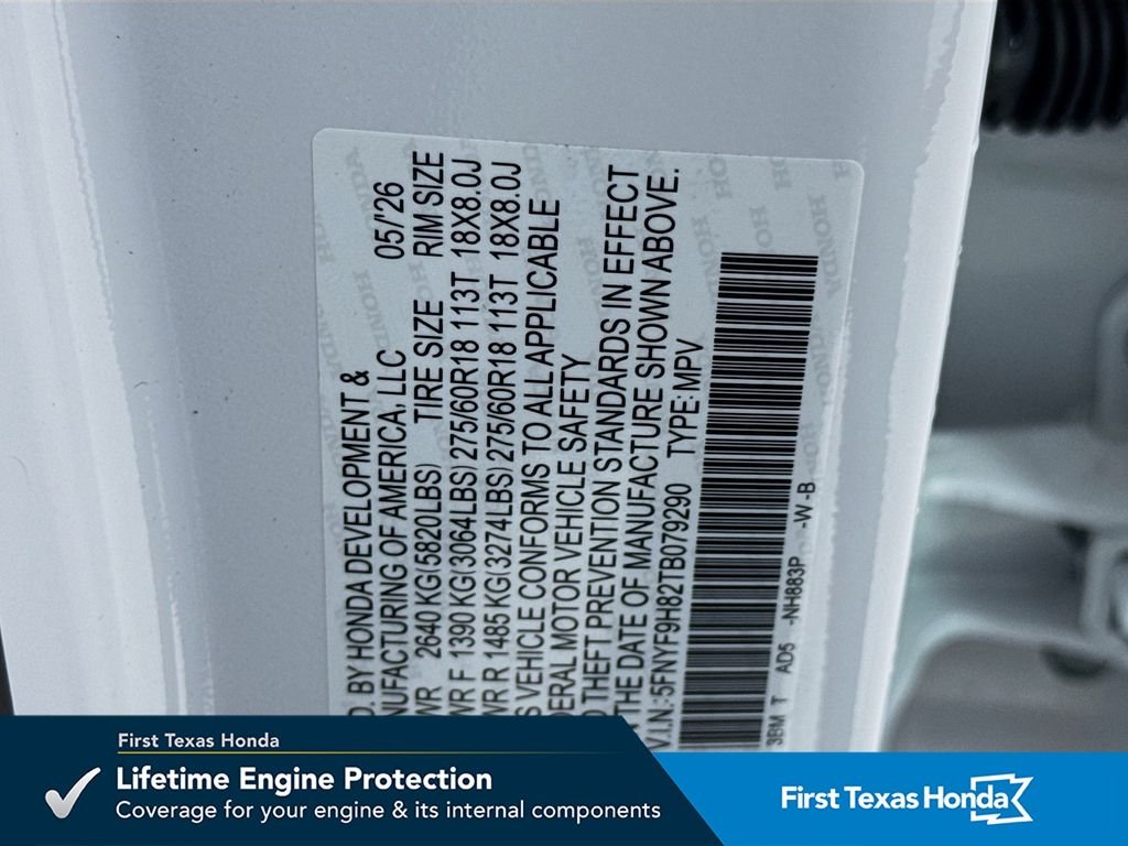 New 2026 Platinum White Pearl Honda TrailSport Elite image 43