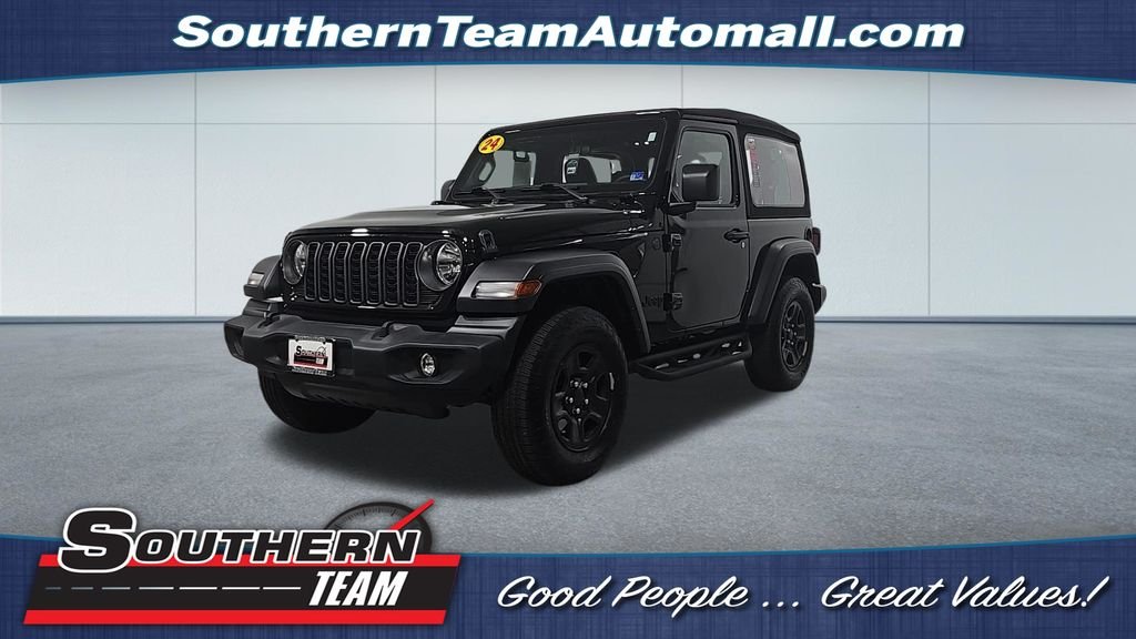 Used 2024 Black Jeep Sport image 1