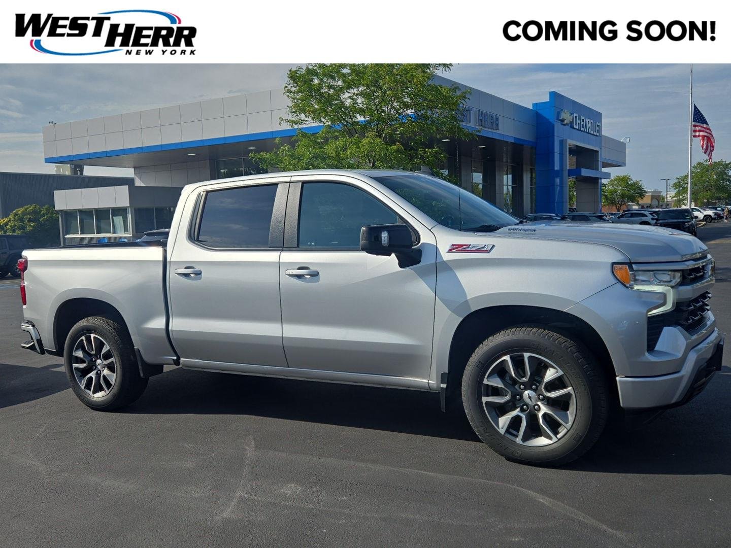 Used 2022 Silver Ice Metallic Chevrolet RST image 1