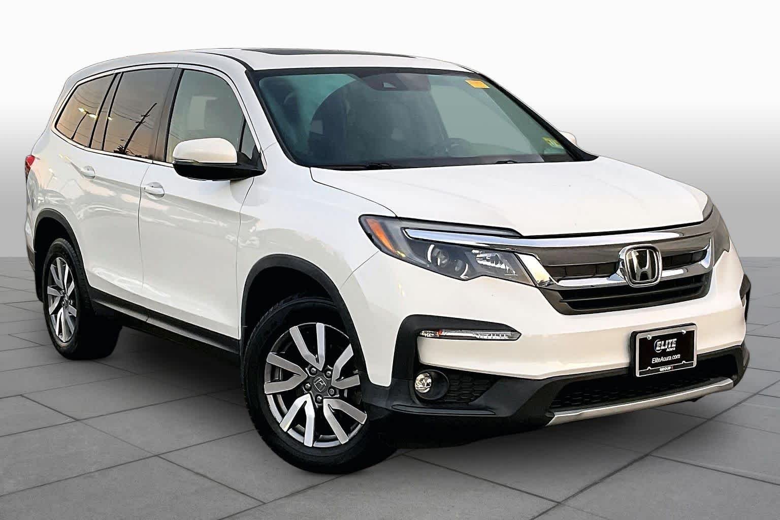 Used 2021 Platinum White Pearl Honda EX-L image 3