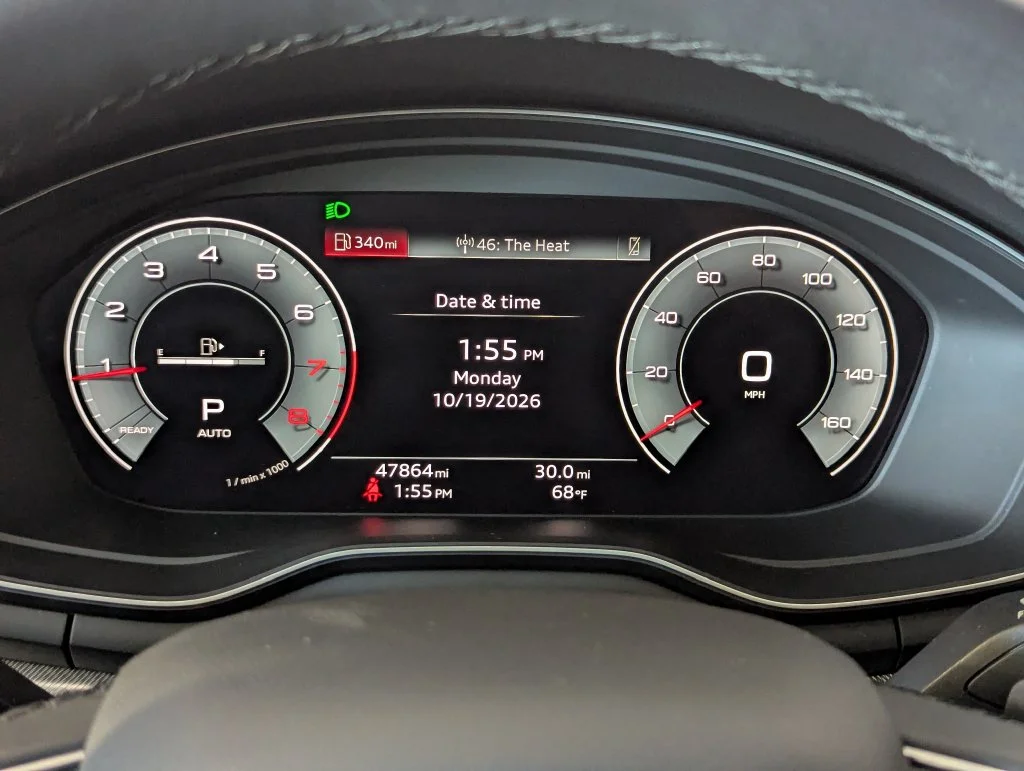 Certified Used 2025 Black Audi 45 S line Premium image 7