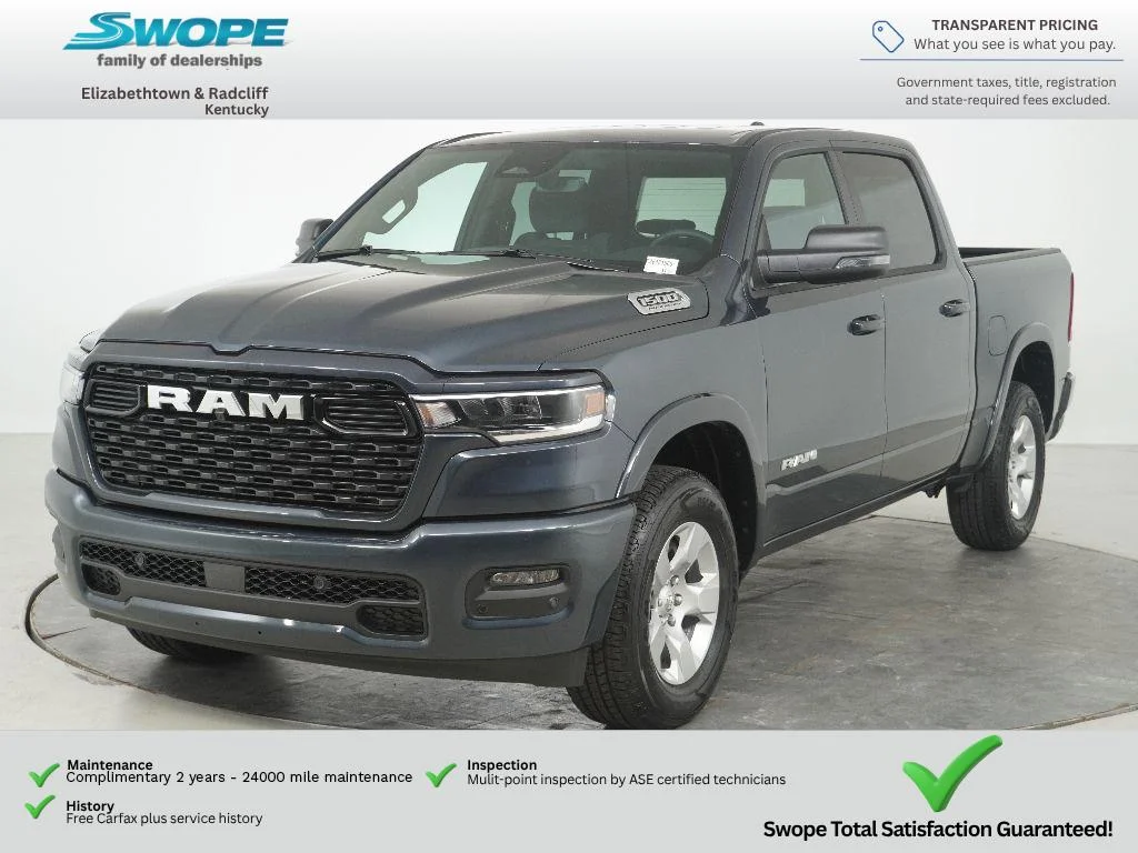 New 2026 Forged Blue Metallic Exterior Paint RAM Big Horn image 7