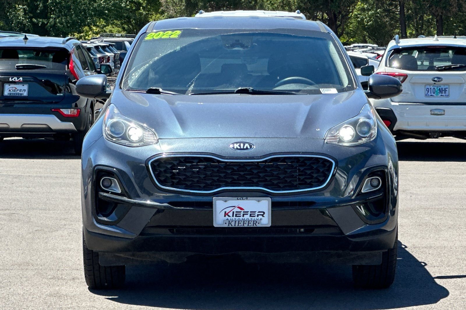 Used 2022 Blue Kia LX image 9