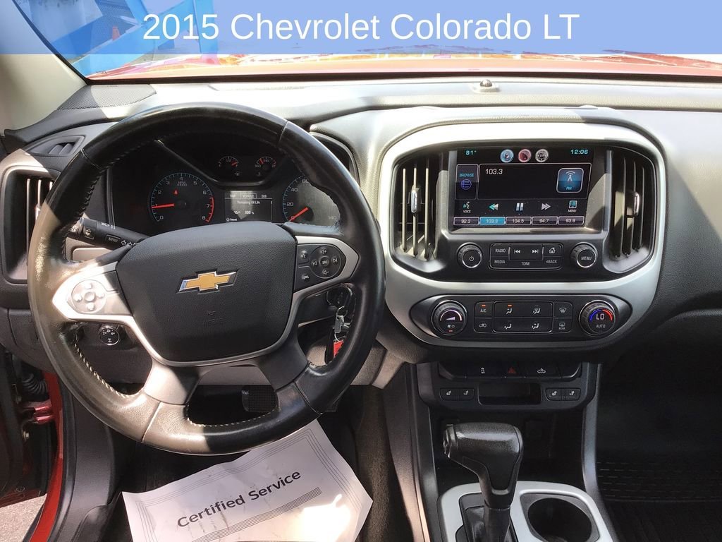 Used 2015 Chevrolet Colorado LT with VIN 1GCHTBEA7F1153209 for sale in Mooresville, IN