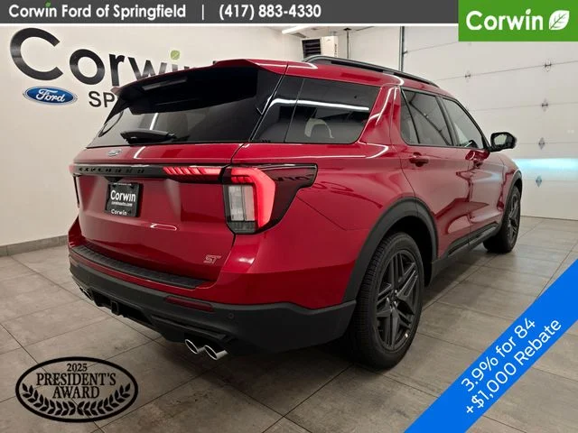 New 2026 Rapid Red Metallic Tinted Clearcoat Ford ST image 8