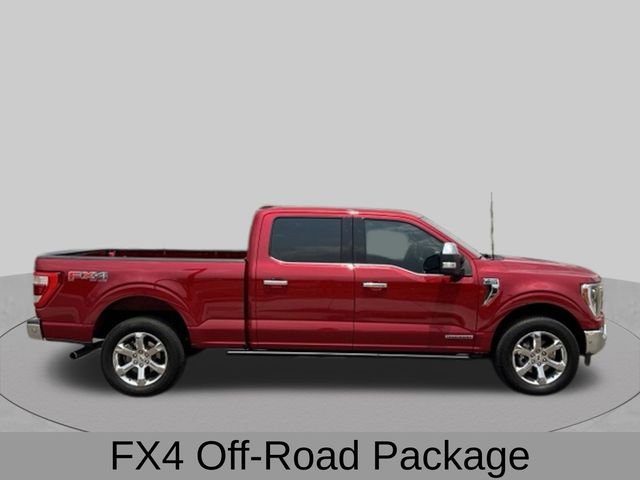 Certified Used 2021 Red Ford Lariat image 9