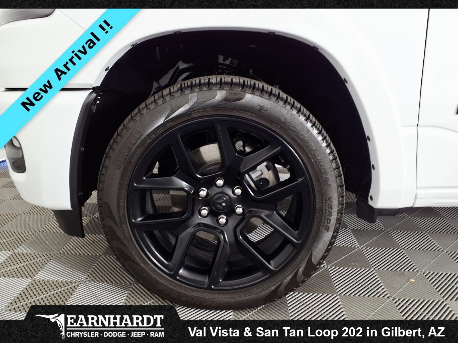 Used 2025 Bright White Clearcoat Ram Laramie image 7