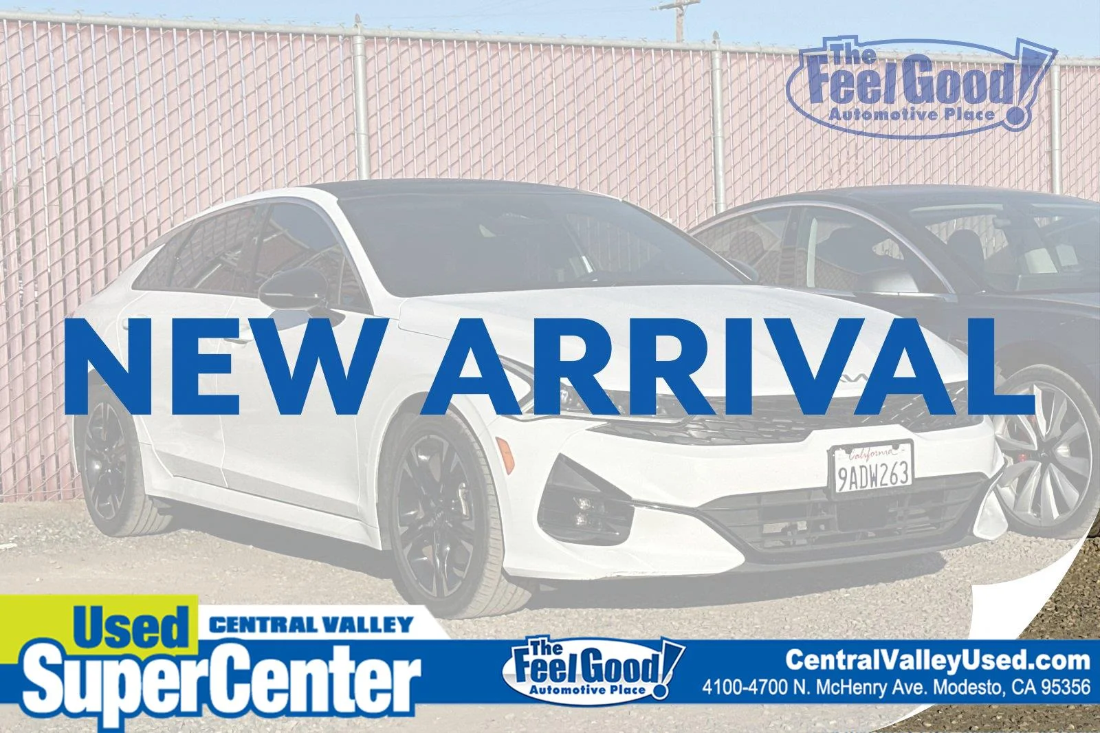 Used 2022 Glacial White Pearl Kia GT-Line image 1