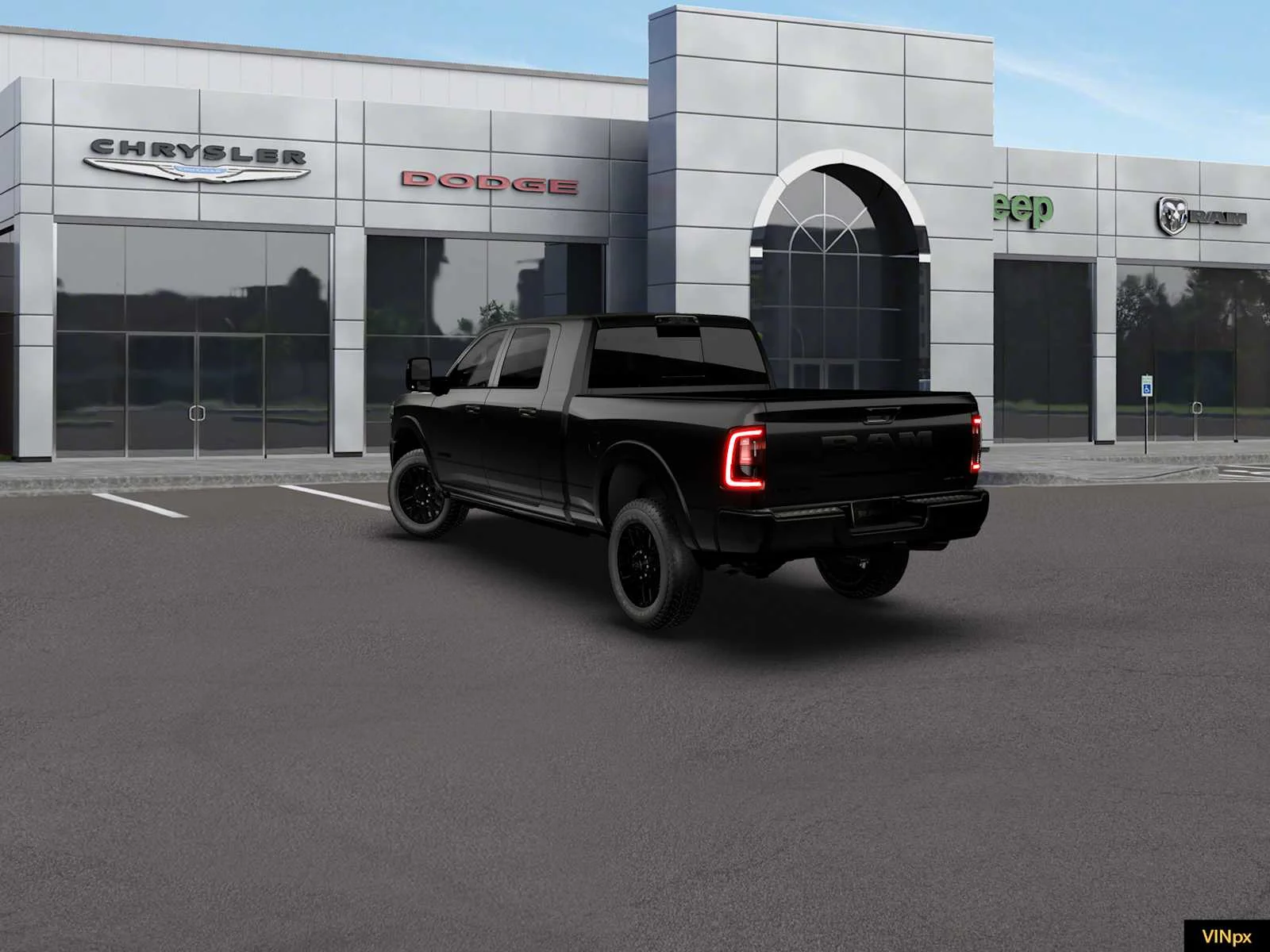 New 2026 Diamond Black Crystal Pearl-Coat Exterior Paint RAM Limited image 5
