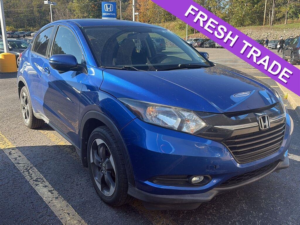 Used 2018 Aegean Blue Metallic Honda EX image 1