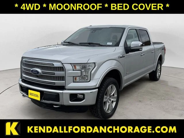 Used 2015 Ingot Silver Ford Platinum image 1