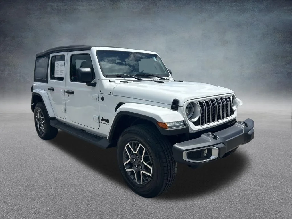 Certified Used 2025 White Jeep Sahara image 2