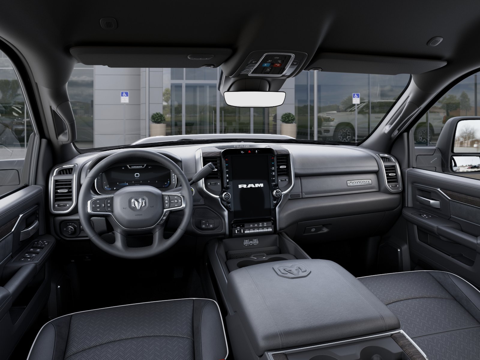New 2026 Granite Crystal Metallic Clear-Coat Exterior Paint RAM Laramie image 40