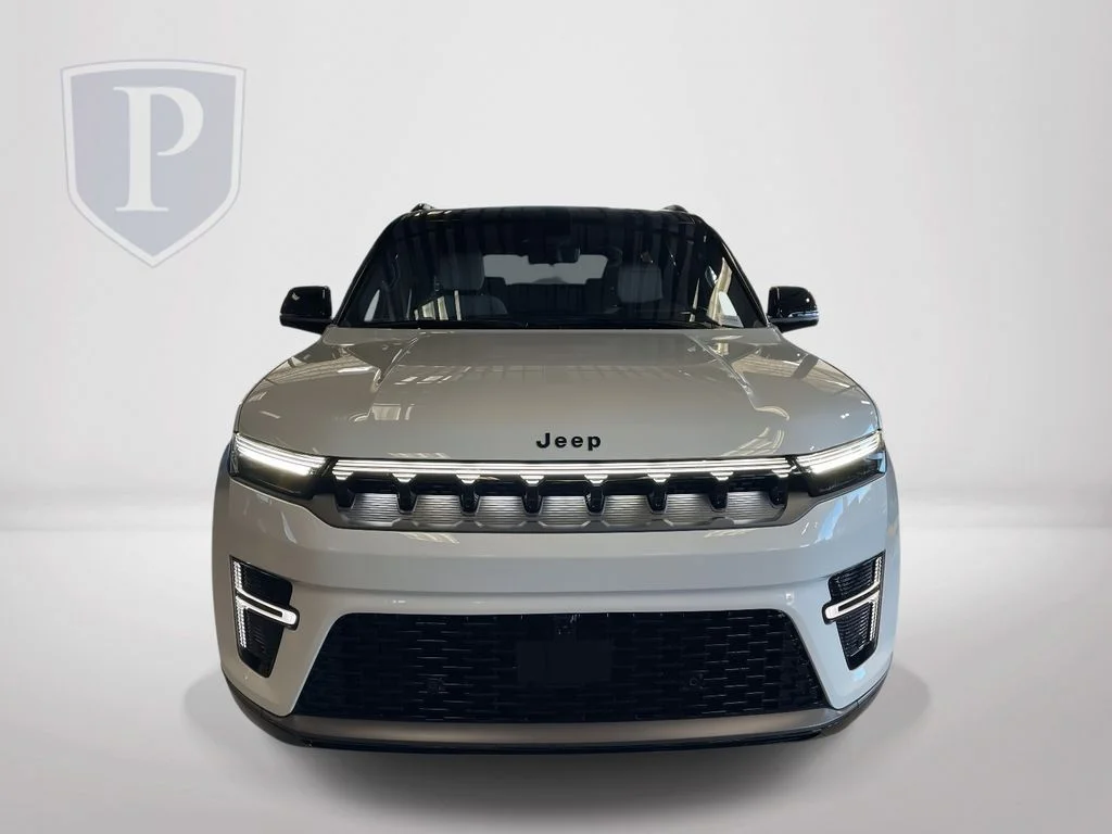 New 2026 Bright White Clear-Coat Exterior Paint Jeep Summit Obsidian image 3