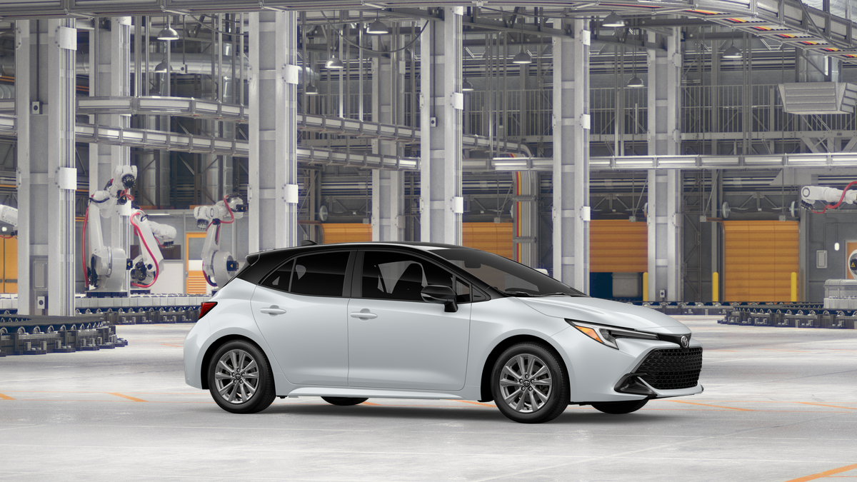 New 2027 Wind Chill Pearl with Black roof Toyota SE image 13