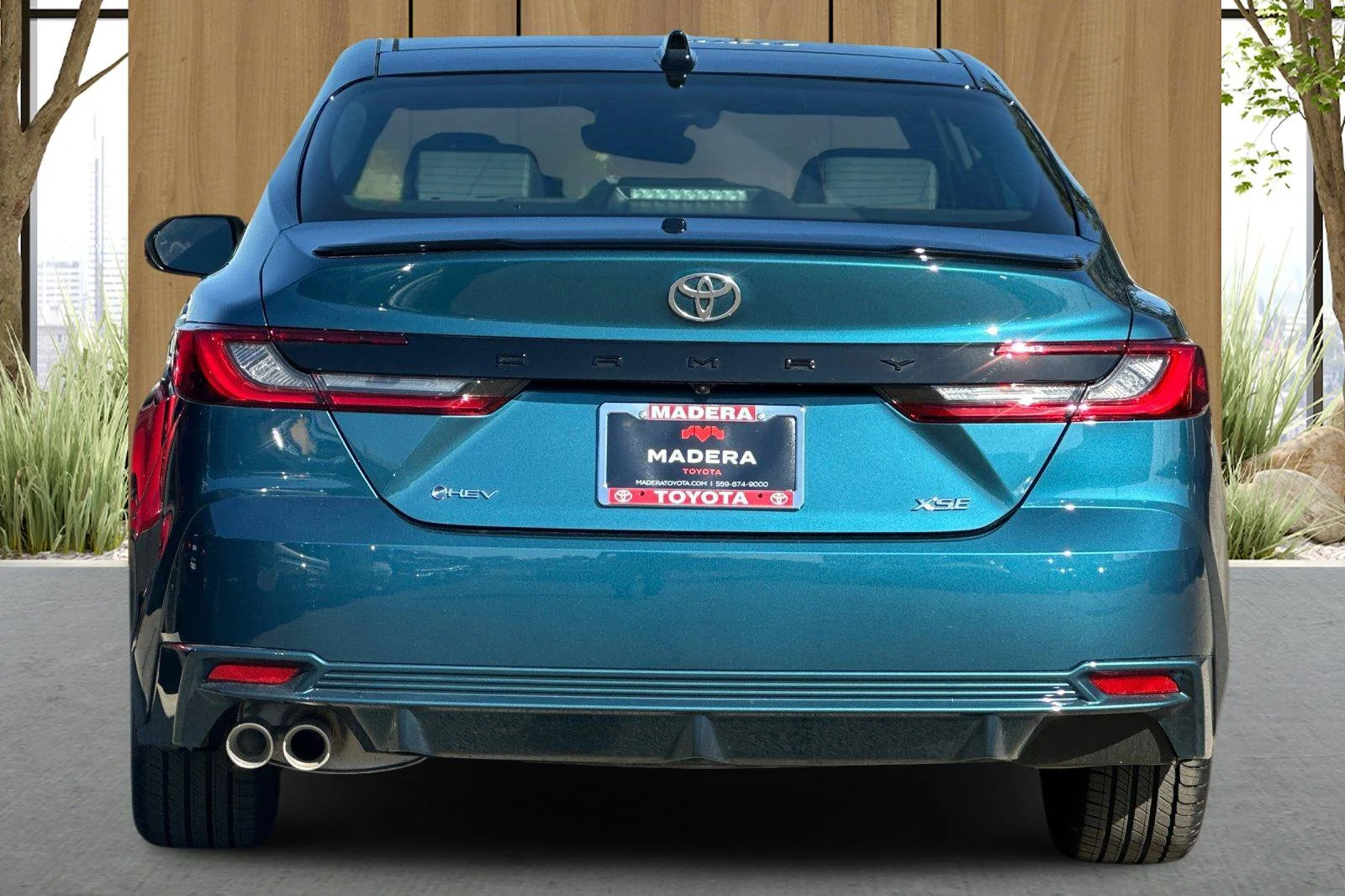 New 2026 Ocean Gem with Midnight Black Metallic roof Toyota XSE image 5