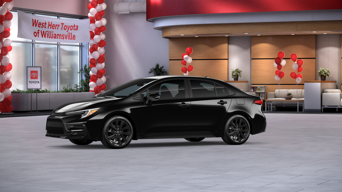 New 2026 Midnight Black Metallic Toyota SE image 3