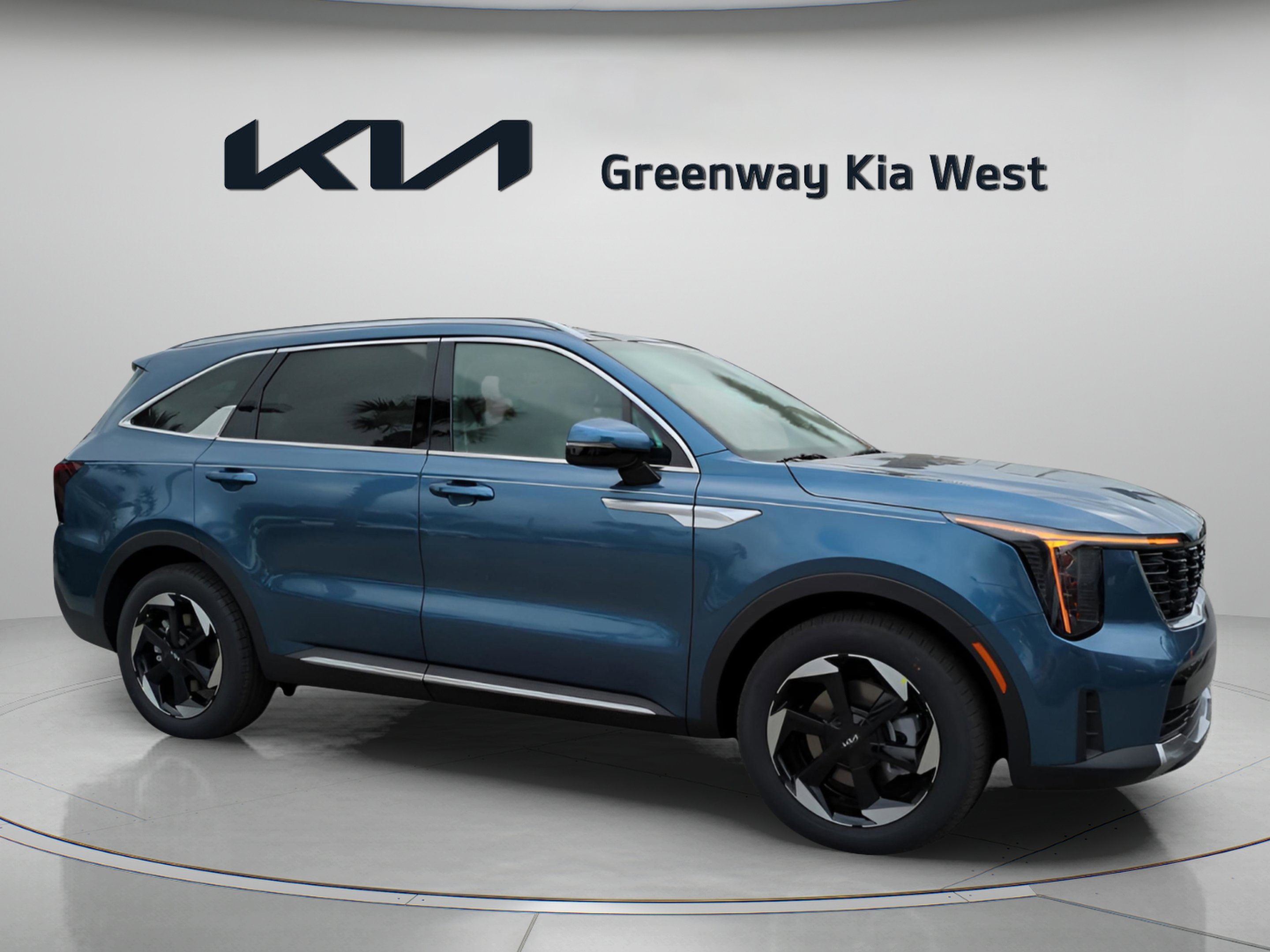 New 2026 Mineral Blue Kia EX image 1