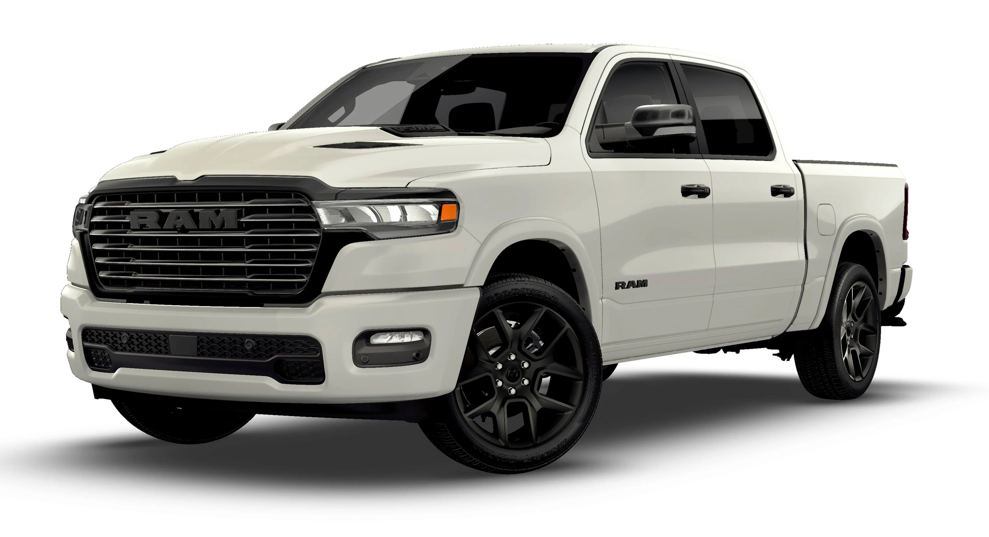 New 2026 Ivory White Tri-Coat Pearl-Coat Exterior Paint RAM LARAMIE image 27