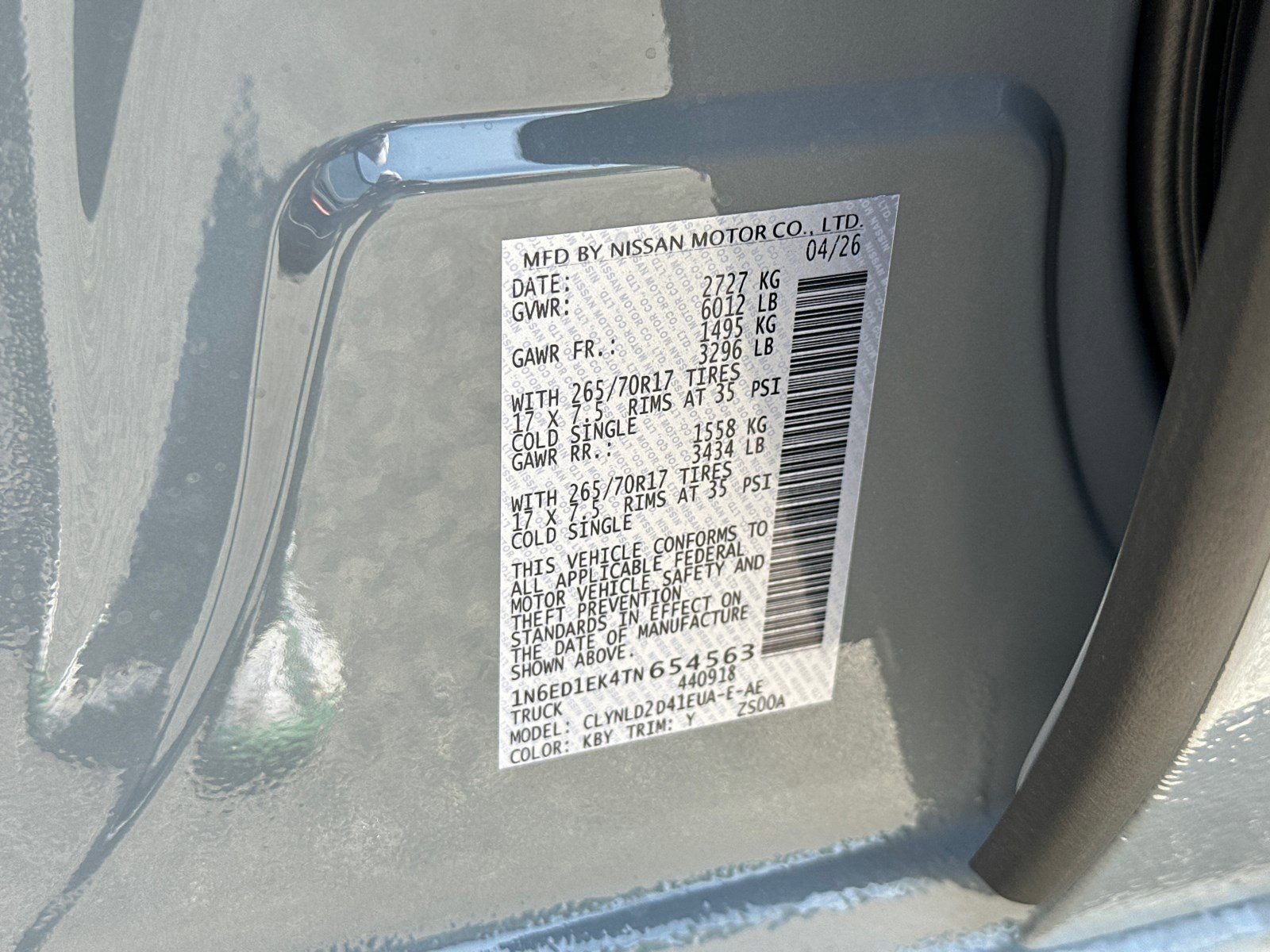 New 2026 Gray Nissan PRO-4X image 34
