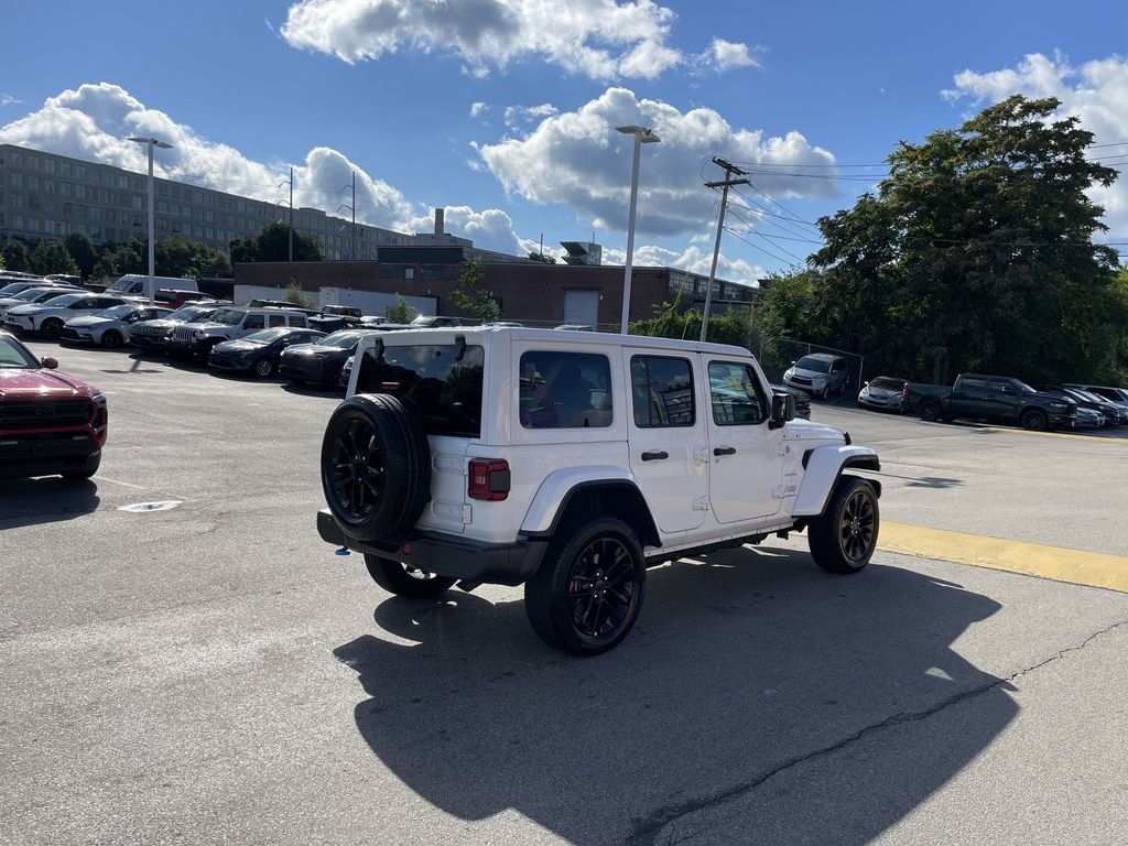 Certified Used 2024 White Jeep Sahara 4xe image 8