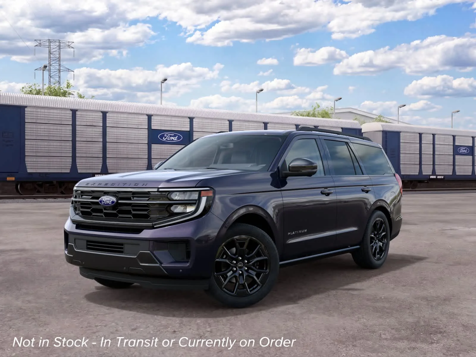 New 2027 Blue Ember Metallic Ford Platinum image 2