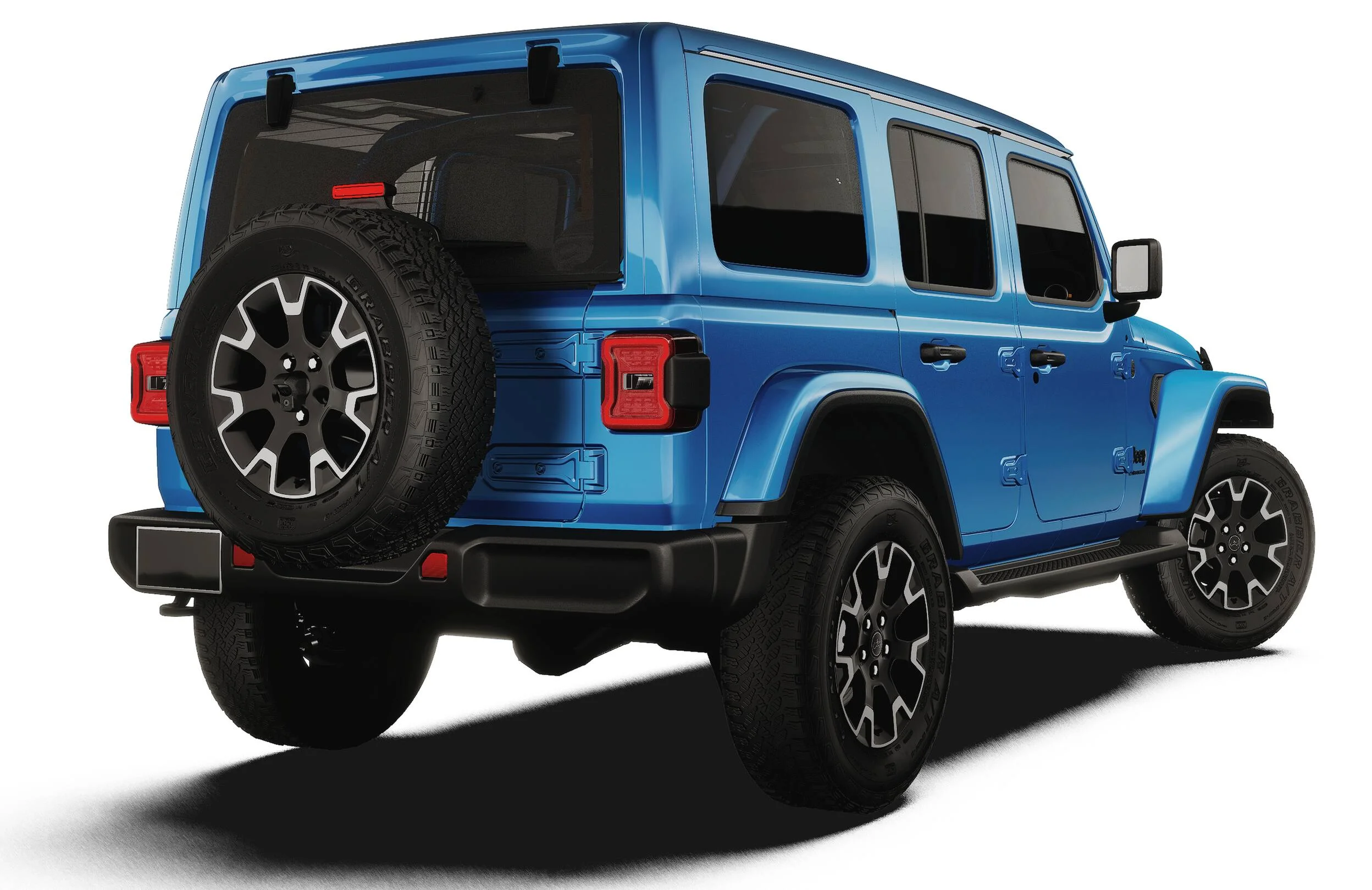 New 2027 Hydro Blue Pearl-Coat Paint Jeep Sahara image 28