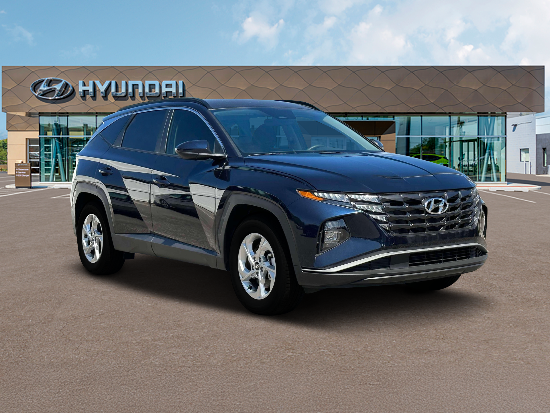New 2024 Blue Hyundai SEL AWD image 11