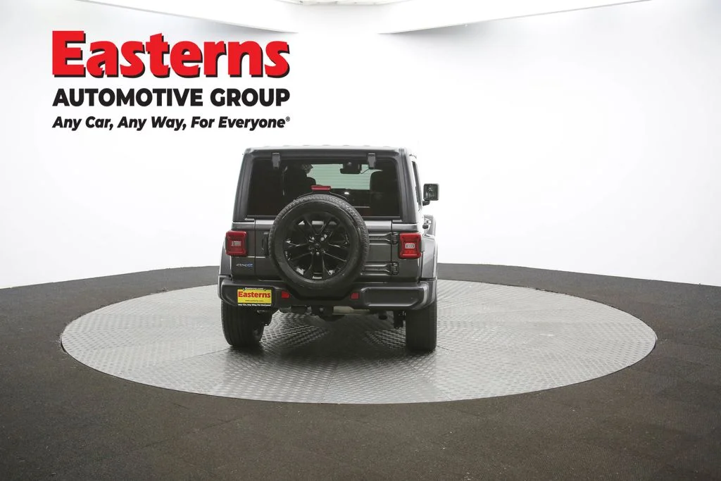 Used 2021 Gray Jeep Unlimited Sahara 4xe image 38