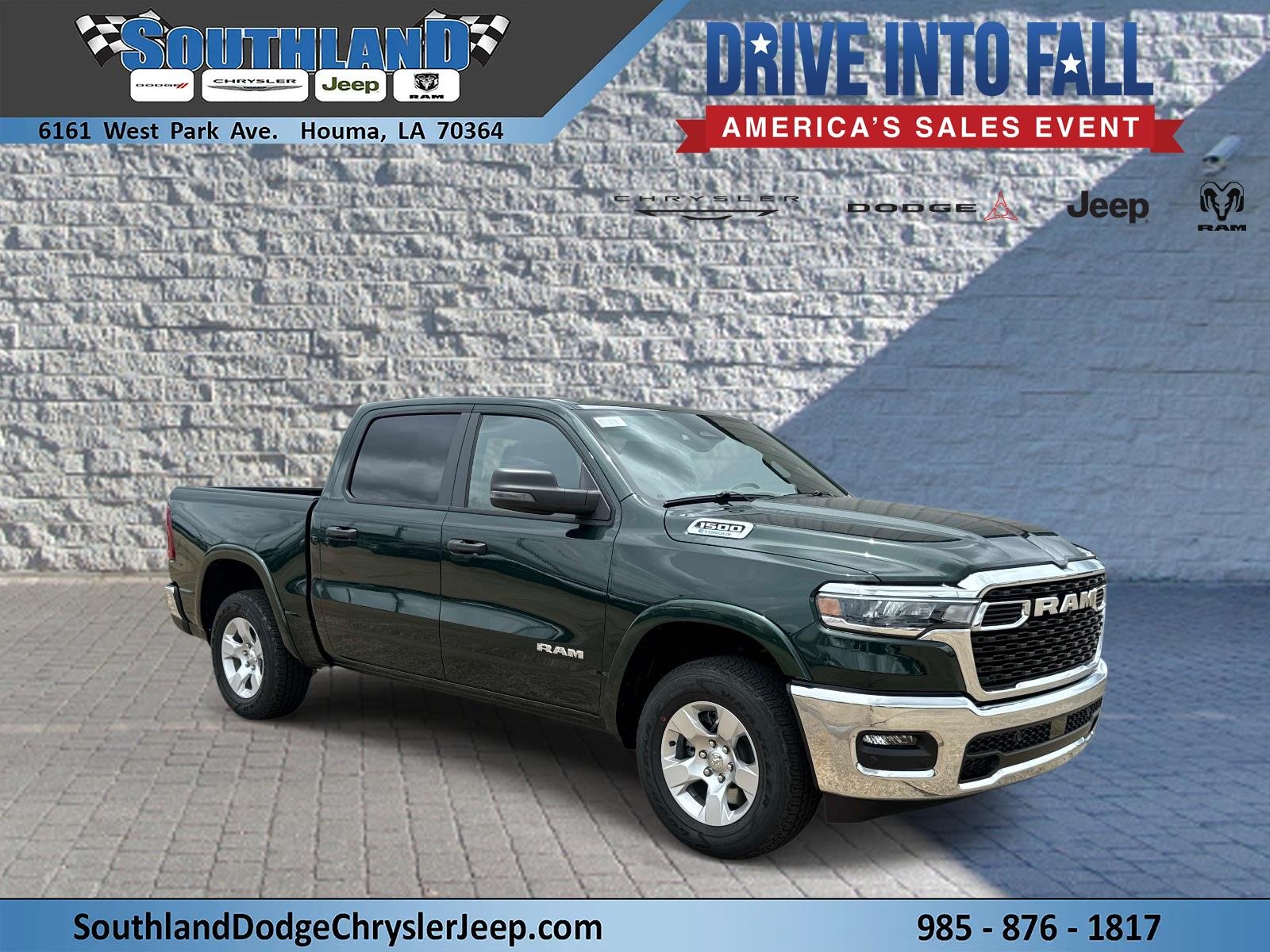 New 2026 Serrano-Green Metallic Exterior Paint RAM Big Horn image 1