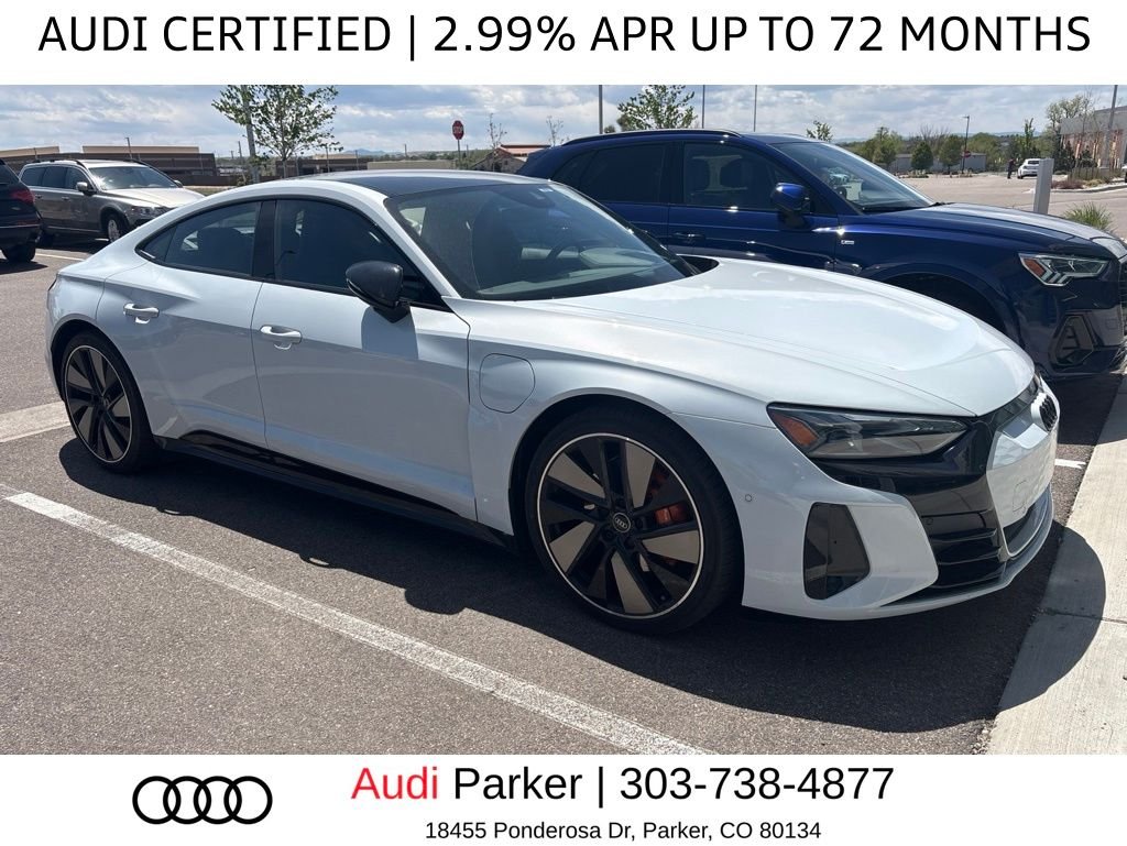 Used 2024 Audi e-tron GT Prestige with VIN WAUEJBFW3R7003809 for sale in Littleton, CO