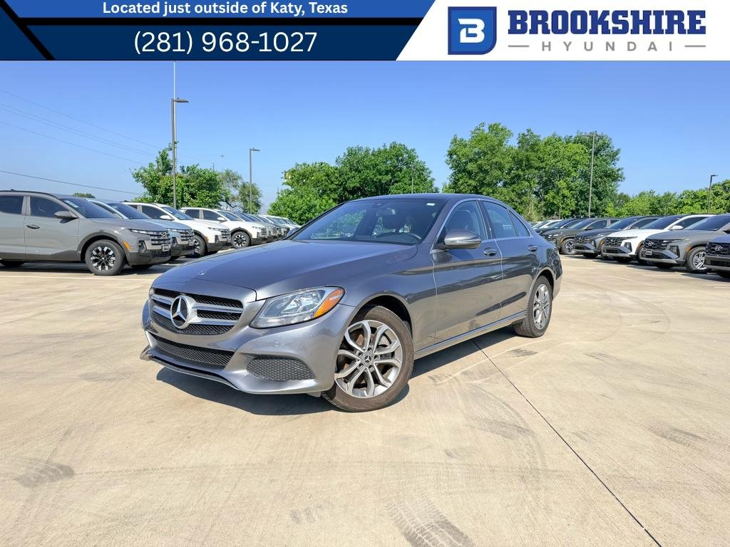 Used 2018 Selenite Grey Metallic Mercedes-Benz C300 4MATIC® image 1
